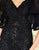 Mac Duggal Black White Red - 20103R Beaded Lace Mermaid Gown In Black