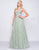 Mac Duggal Couture - 20109D Sequined Plunging V-neck A-line Dress In Green