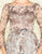 Mac Duggal Couture - 20123D Embossed Bateau A-Line Evening Gown In Brown