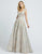 Mac Duggal Evening - 20131D Floral Embroidered A-Line Evening Dress In Floral and Multi-Color