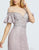 Mac Duggal Evening - 20140D Embroidered Illusion Sheath Evening Gown In Pink