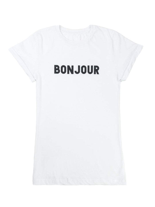 MOFE Handbags -  BONJOUR rolled cuff tee X-Small