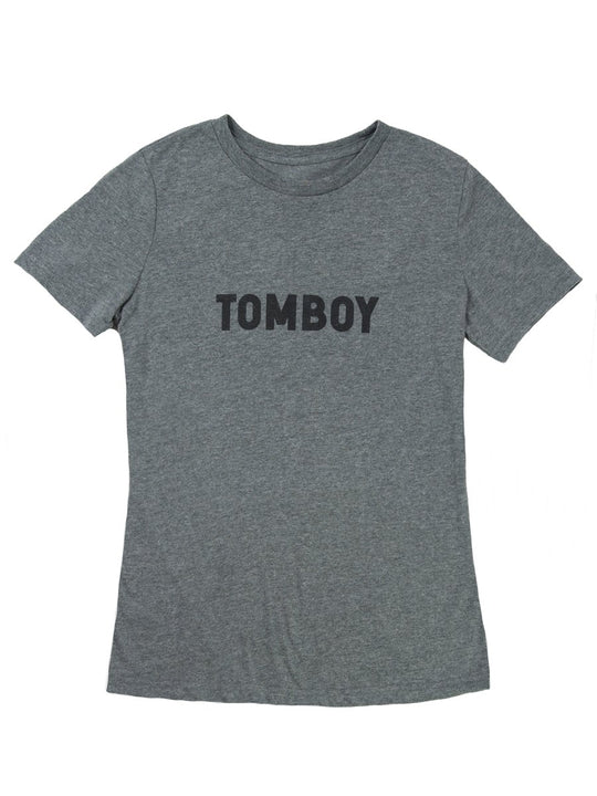 TOMBOY jersey tee L / Heather Grey