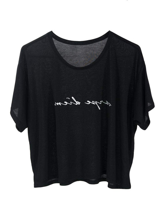 MOFE Handbags -  CARPE DIEM reflection tee M