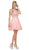 Dancing Queen - 2016 Beaded Halter A Line Cocktail Dress in Pink