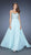 Gigi - 20168 Embellished Strapless Evening Dress in Blue