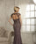 Christina Wu Elegance - 20176 Lace Off Shoulder Trumpet Gown in Brown