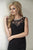 Christina Wu Elegance - 20200 Sequined Illusion Bateau Trumpet Dress in Black