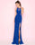 Mac Duggal - 2021L Embellished Illusion Jewel Jersey Dress In Blue