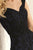 Christina Wu Elegance - 20225 Beaded Lace Sweetheart Trumpet Dress in Blue and Black