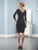 Christina Wu Elegance - 20235 Lace Long Sleeve Sheath Dress in Black