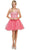Dancing Queen - 2024 Jewel Festooned A-Line Cocktail Dress