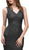 Eureka Fashion - 2030 Mermaid Silhouette Sequin Lace Evening Dress In Black