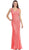 Eureka Fashion - 2030 Mermaid Silhouette Sequin Lace Evening Dress In Orange