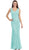 Eureka Fashion - 2030 Mermaid Silhouette Sequin Lace Evening Dress In Green