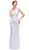 Eureka Fashion - 2030 Sequin Lace Mermaid Silhouette Evening Dress In White