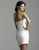 Clarisse - 2035 Sequined Sweetheart Cocktail Dress in White