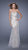 La Femme - 20424 Sequined Lace Mermaid Dress In Gold and White