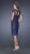 La Femme - Cap Sleeve Metallic Floral Lace Cocktail Dress 20465 In Blue