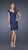La Femme - Off-Shoulder Lace Cocktail Dress 20469 In Blue