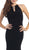 Jeweled Pendant Ornate High Halter Evening Gown