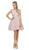 Dancing Queen - 2054 Lace Rhinestone Embellished Cocktail Dress