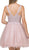 Dancing Queen - 2054 Lace Rhinestone Embellished Cocktail Dress