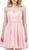 Dancing Queen - 2056 Embellished Lace Jewel A-line Homecoming Dress