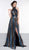 Colors Dress - 2060 Multicolored Sequined Halter A-line Dress In Multi-Color
