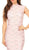 Eureka Fashion - 2061 Allover Lace High Neckline Mermaid Dress