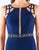 Mac Duggal Flash - 2062L Crisscross-Paneled Illusion Jersey Gown In Blue