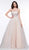 Colors Dress - 2065 Applique Sweetheart Ballgown With Train In White and Neutral