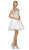 Dancing Queen - 2066 Ornate Illusion Basque Cocktail Dress