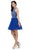 Corset Illusion Cutout Cocktail Dress - ADASA