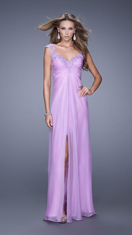 La Femme - Prom Dress 20694 in Purple