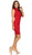 Eureka Fashion - Fitted Sequined Lace Cocktail Dress