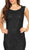 Eureka Fashion - 2072 Sleeveless Lace Sequins Mermaid Gown in Black