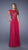 La Femme - 20778 Cap Sleeved Lace Evening Gown In Cranberry