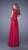La Femme - 20778 Cap Sleeved Lace Evening Gown In Cranberry
