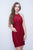 Nina Canacci - 207 Sheer Floral Lace Halter Dress