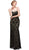 Strapless Corset Bodice Lace Sheath Evening Gown