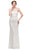 Strapless Corset Bodice Lace Sheath Evening Gown