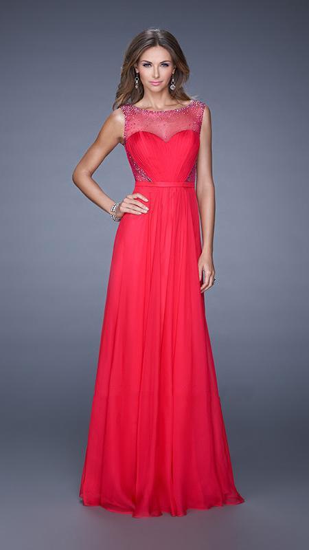 La Femme - Prom Dress 20807 in Red