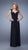La Femme - Ruched Sweetheart Cap Sleeves Dress in Black