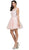 Dancing Queen - 2085 Jewel Sprinkled Illusion Cocktail Dress