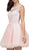 Dancing Queen - 2085 Jewel Sprinkled Illusion Cocktail Dress