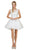 Dancing Queen - 2085 Jewel Sprinkled Illusion Cocktail Dress