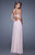La Femme - 20850 Embellished Strapless Evening Dress - 1 pc Blush In Size 10 Available