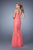 La Femme - 20881 Strapless Sweetheart Sheath Dress In Pink