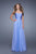 La Femme - 20901 Jewel Trimmed A-Line Gown In Purple